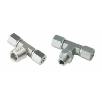 螺纹锁母三通接头