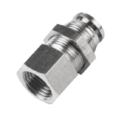 螺纹隔板快插接头