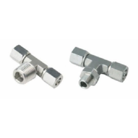 螺纹锁母三通接头