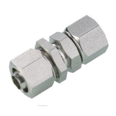 锁母隔板通接头